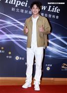 范少勳代言新北環狀線捷運形象廣告發佈會。（記者邱榮吉/攝影）