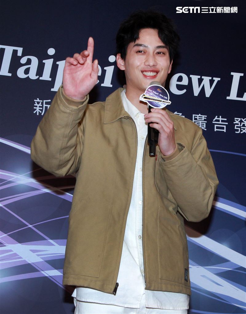 范少勳代言新北環狀線捷運形象廣告發佈會。（記者邱榮吉/攝影）