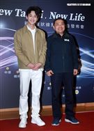 范少勳代言新北環狀線捷運形象廣告發佈會。（記者邱榮吉/攝影）