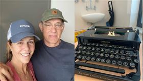 湯姆漢克斯貼出一台曾陪自己到處旅行的打字機。（圖／翻攝自Tom Hanks IG）