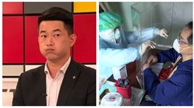 ▲陳柏惟、檢測（組合圖，資料畫面）