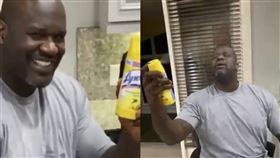 病毒退散！俠客搞笑用「消毒劑」淋浴
武漢肺炎,俠客,Shaquille O’Neal,噴霧,消毒
翻攝自推特