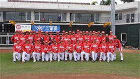 ▲味全龍回到中華職棒首場二軍正式賽事，全隊賽前合影。（圖／味全龍球團提供）