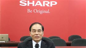 夏普強攻8K應用和空氣清淨機  社長戴正吳親主持夏普10日下午舉行媒體見面會，說明8K顯示應用和空氣淨化技術進展。圖為夏普社長戴正吳。中央社記者鍾榮峰攝  109年2月10日