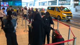 桃園機場,邊境管制,返國潮,防疫車隊,武漢肺炎／記者陳啟明攝影