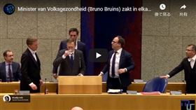 荷蘭,衛生部部長,布魯因斯,累倒,密集防疫工作(youtube)