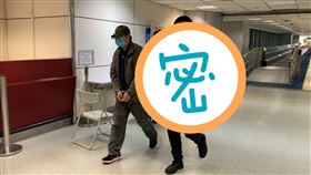 桃園,通緝犯,北京,護目鏡,隔離,防護衣（圖／翻攝畫面）