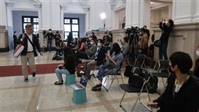 總統蔡英文19日下午在總統府敞廳舉行記者會。（圖／記者盧素梅攝）