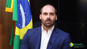 巴西總統的兒子、參議員愛德華多（Eduardo Bolsonaro）（圖／翻攝自愛德華多YouTube）