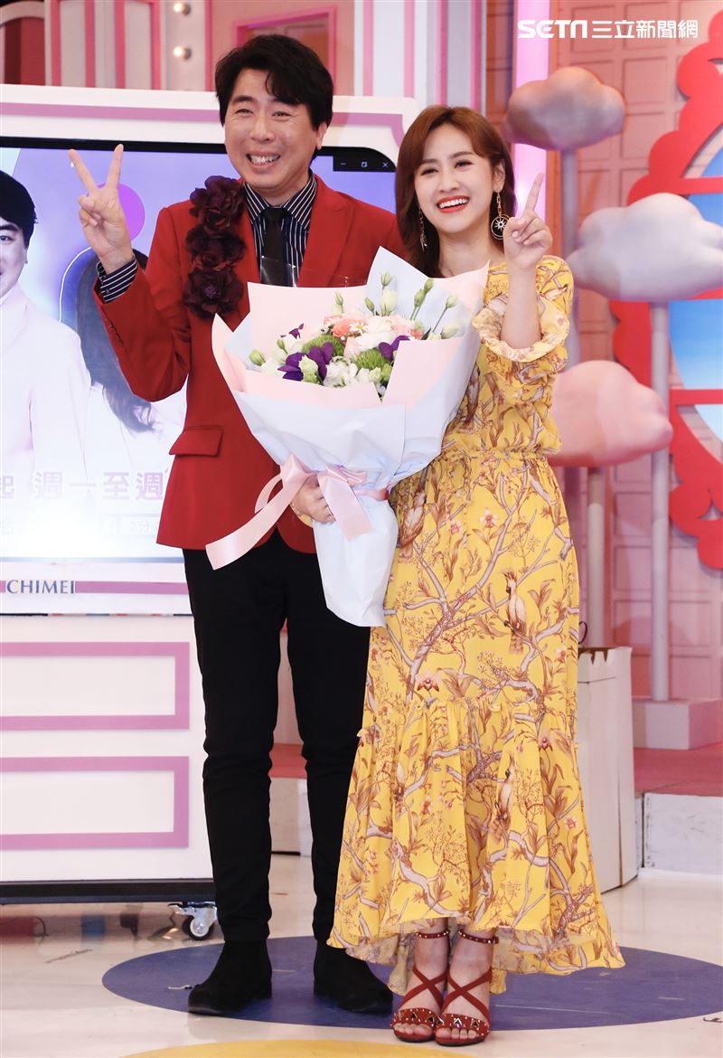 吳宗憲今天出席記者會替女兒吳姍儒與搭檔梁赫群節目站台。（圖／記者林聖凱攝影）