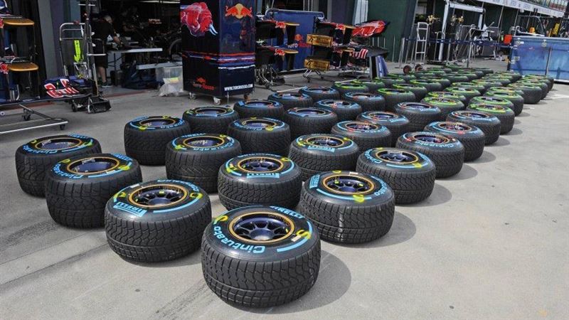 F1因疫情取消　竟得報廢上千條輪胎
