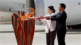 東京奧運聖火抵達東京。（圖／路透社／達志影像）