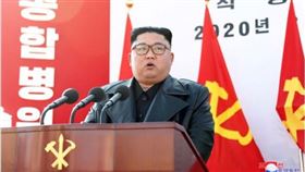 ▲朝鮮（北韓）最高領導人金正恩出席平壤綜合醫院開工儀式。（圖／取自朝鮮中央通信社）
