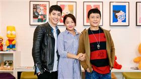 王燦、王凱、賴慧如上《娛樂超skr》談拍戲趣事（圖／民視提供）