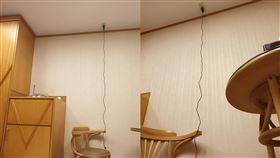 插座,天花板,汽旅,照明燈,充電(翻攝自 爆廢公社)