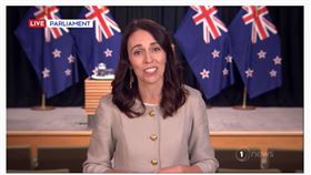 ▲紐西蘭總理阿爾登（Jacinda Ardern）受訪時舉出幾個可學習的防疫優等國家，第一個指名台灣，獲得網友盛讚。（圖／翻攝自《1 News》YouTube頻道）