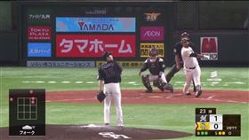 ▲軟銀巴倫汀（Wladimir Balentien）練習賽開轟。（圖／翻攝自太平洋聯盟TV）
