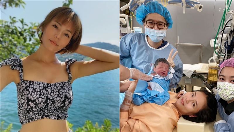 劉香慈二寶出生了　真面目曝光：超萌