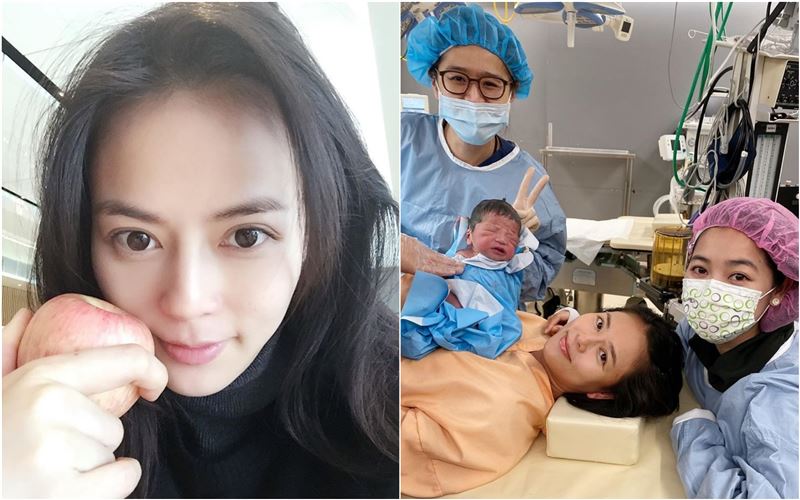 劉香慈親剪臍帶迎接　二寶性別曝光