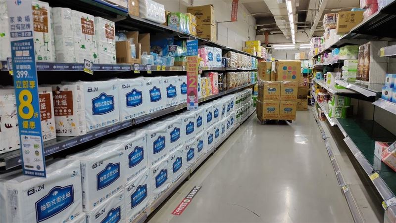 衛生紙搶光光　網笑：一直搶購一直爽
