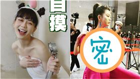 白癡公主,貧乳,小粉紅,紅毯。翻攝自臉書