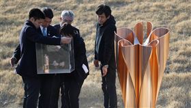 東京奧運,東奧,聖火,熄滅,火炬（圖／路透社／達志影像）