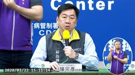 副指揮官,中央流行疫情指揮中心 陳宗彥 副指揮官,疾管署