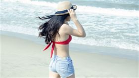 海灘,防曬,比基尼,美白,中暑（圖／pixabay）