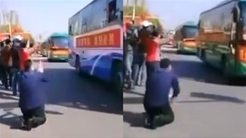 一家11口全感染痊癒　老翁跪謝醫護