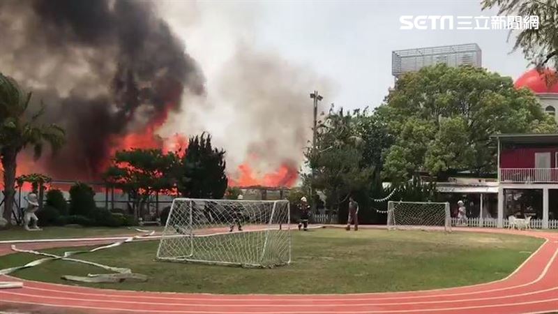 雲林幼兒園旁大火　3百師生急逃保命