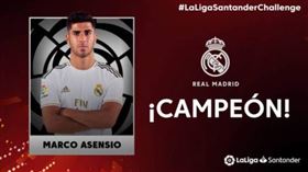 ▲皇家馬德里代表阿森西奧（Marco Asensio）拿下冠軍。（圖／截取自推特）