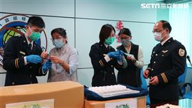 武漢肺炎,檢疫,桃園機場,移民署,慈濟基金會,大愛感恩科技,防疫物資
圖／慈濟基金會提供