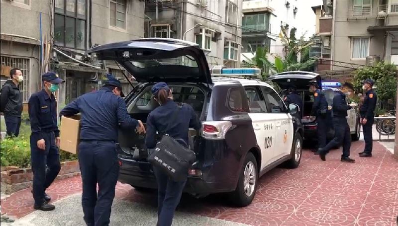 大安分局防疫　實施異地辦公防護演練