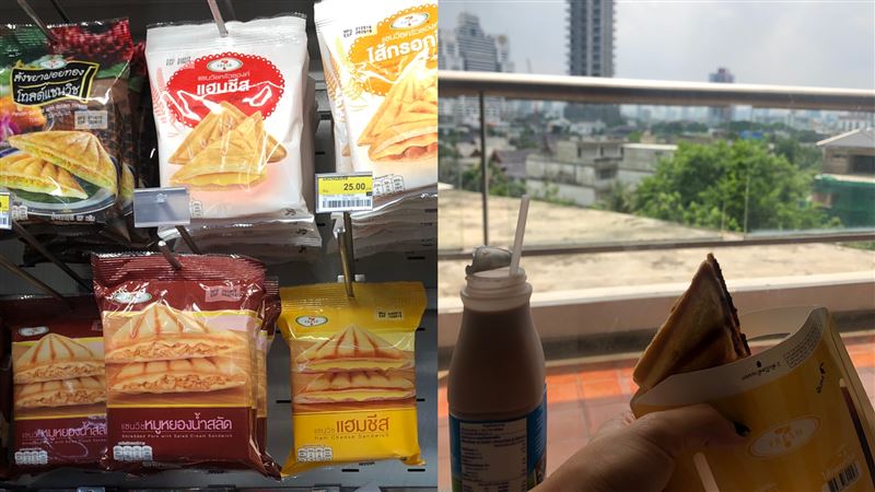 泰國必買小7熱壓吐司　台灣終於開賣