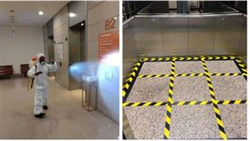 防疫,立法院電梯九宮格