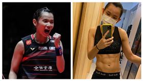 ▲戴資穎秀腹肌。（圖／翻攝自戴資穎IG）