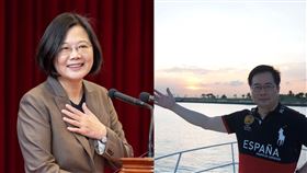 蔡英文,蔡正元（組合圖／翻攝自臉書）