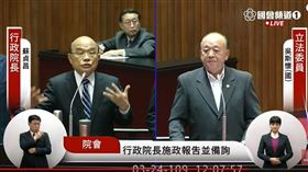 吳斯懷 蘇貞昌 張哲平 圖／翻攝自國會議事頻道