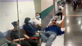 西班牙,馬德里,武漢肺炎,醫院（圖／攝自推特）