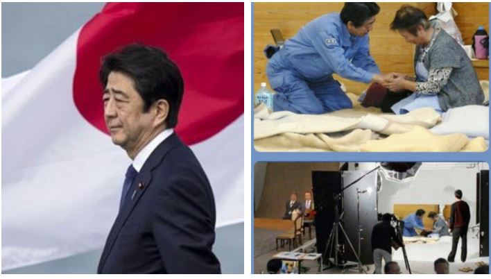 安倍晉三「棚拍」裝親民？真相曝光了