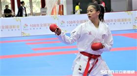 全運會空手道文姿云。（圖／記者劉家維攝影）