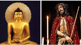 釋迦摩尼佛vs耶穌(圖/維基百科)