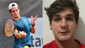 巴西20歲網球選手懷特確診。（圖／翻攝自IG）