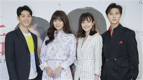 邱勝翊、任容萱、姚以緹、吳岳擎、林鶴軒、蔡函岑、藍甯彤。 （八大提供）