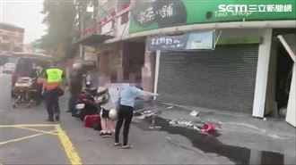 台中店家突氣爆　2高中生等車遭波及