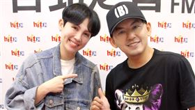 黃子佼、魏如萱。（Hit Fm聯播網提供）