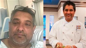 明星廚師弗洛伊德·卡多斯因武漢肺炎逝世。（圖／翻攝自Floyd Cardoz IG）