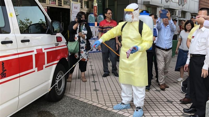 協助嘉縣防疫　議員捐贈自動噴霧機