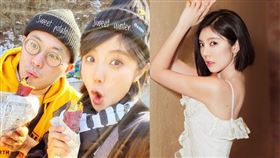 女星趙奕歡正式公開與李伯恩熱戀中。（圖／翻攝自趙奕歡微博）