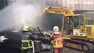 百坪衛生紙原料燒毀　業者嘆要停工了